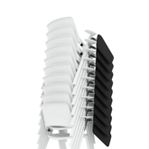 Mantis-C Modern Stackable Training Chair with Writing Board and Armrest - Gavisco Office Furniture